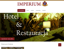 Tablet Screenshot of imperium-przasnysz.pl